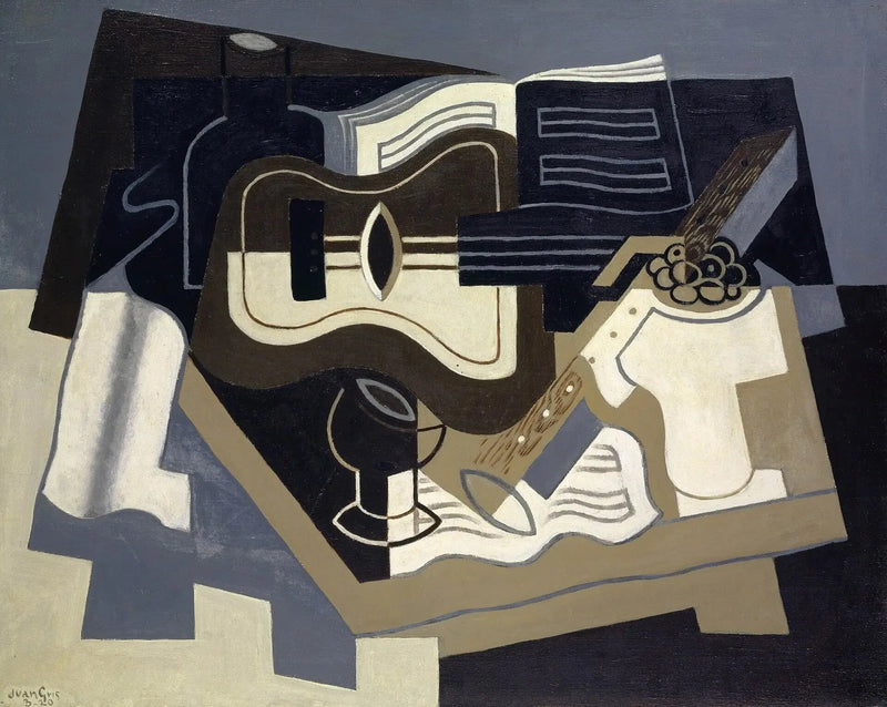 Gitarr och klarinett - Juan Gris