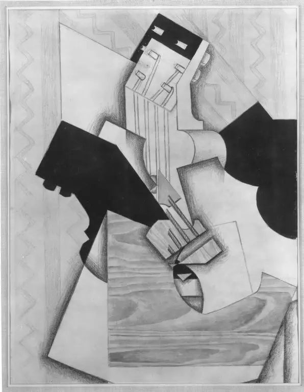 Gitarr på ett bord - Juan Gris
