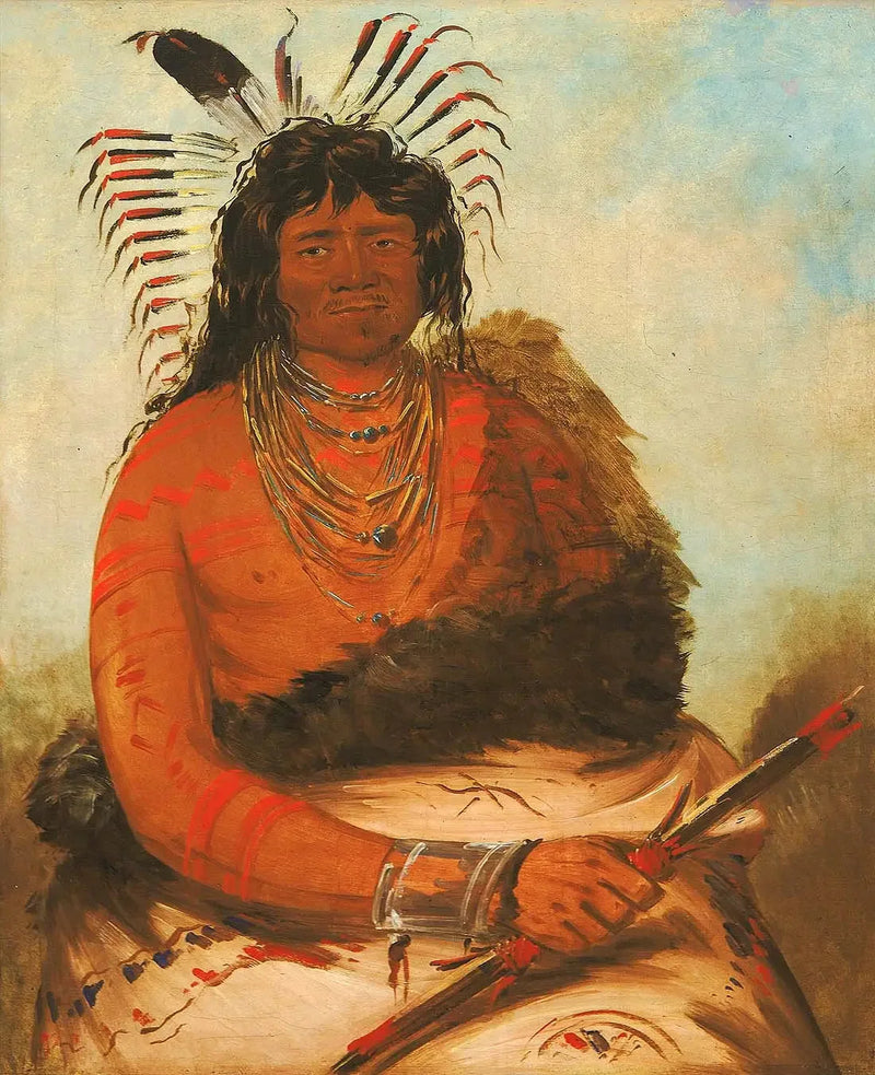 Háh-nee, bävern, en krigare - George Catlin