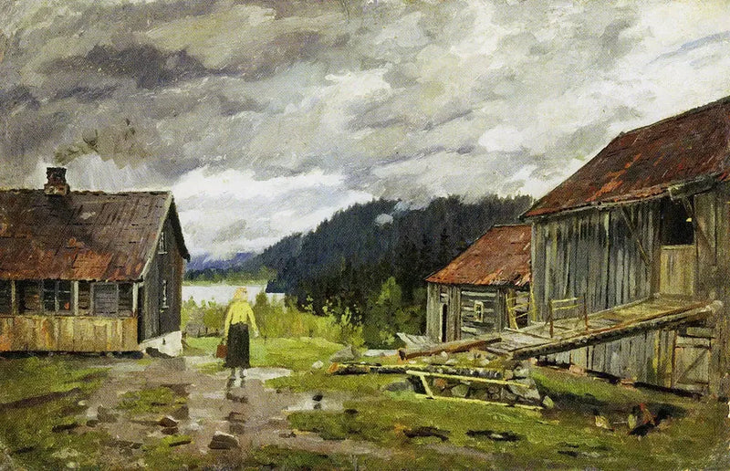 Hakloa i Maridalen - Edvard Munch