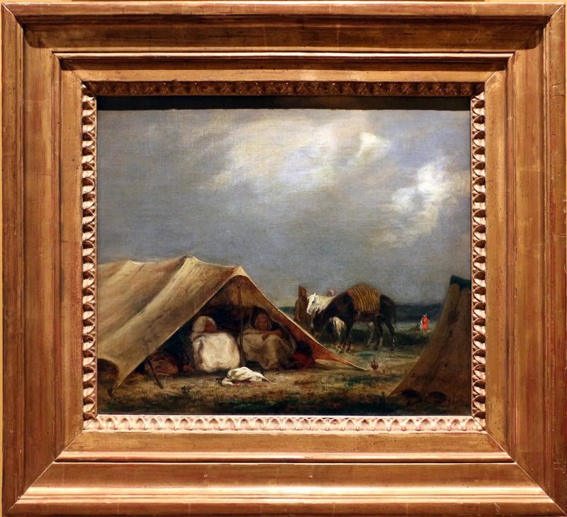 Mulåkarens rastplats - Eugène Delacroix
