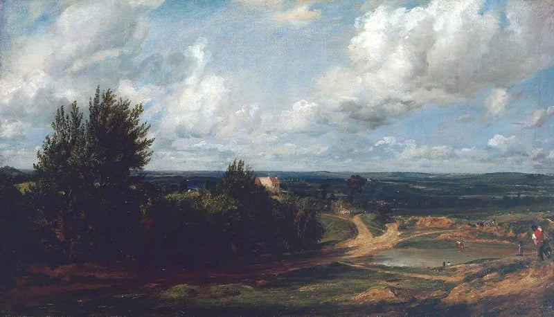 Hampstead Heath, med huset kallat « The Salt Box » - John Constable