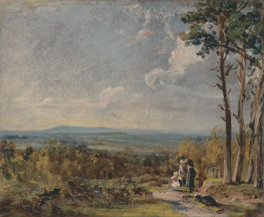 Hampstead Heath mot Harrow - John Constable