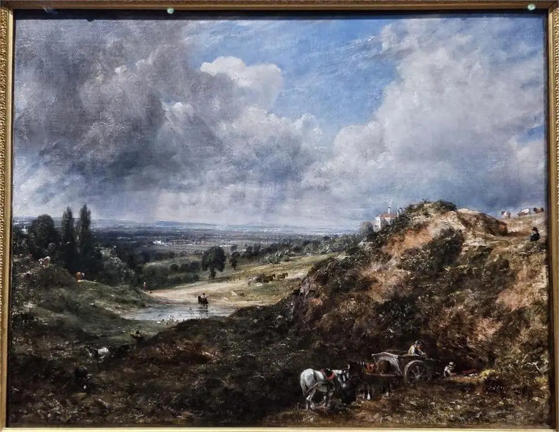 Hampstead Heath, Branch Hill-sjön - John Constable