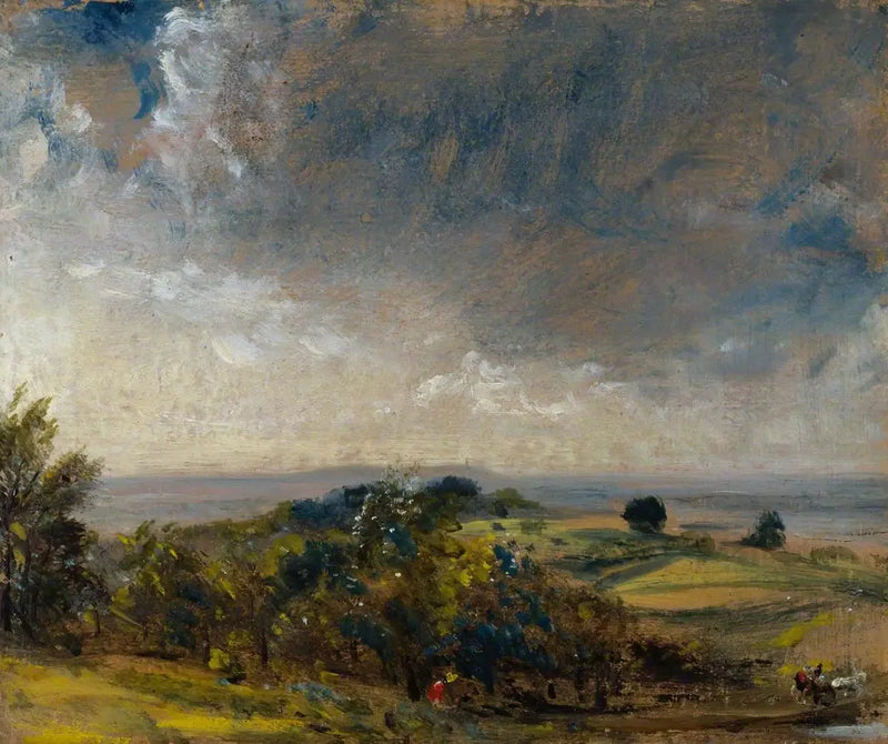 Hampstead Heath, vy västerut mot Harrow II - John Constable