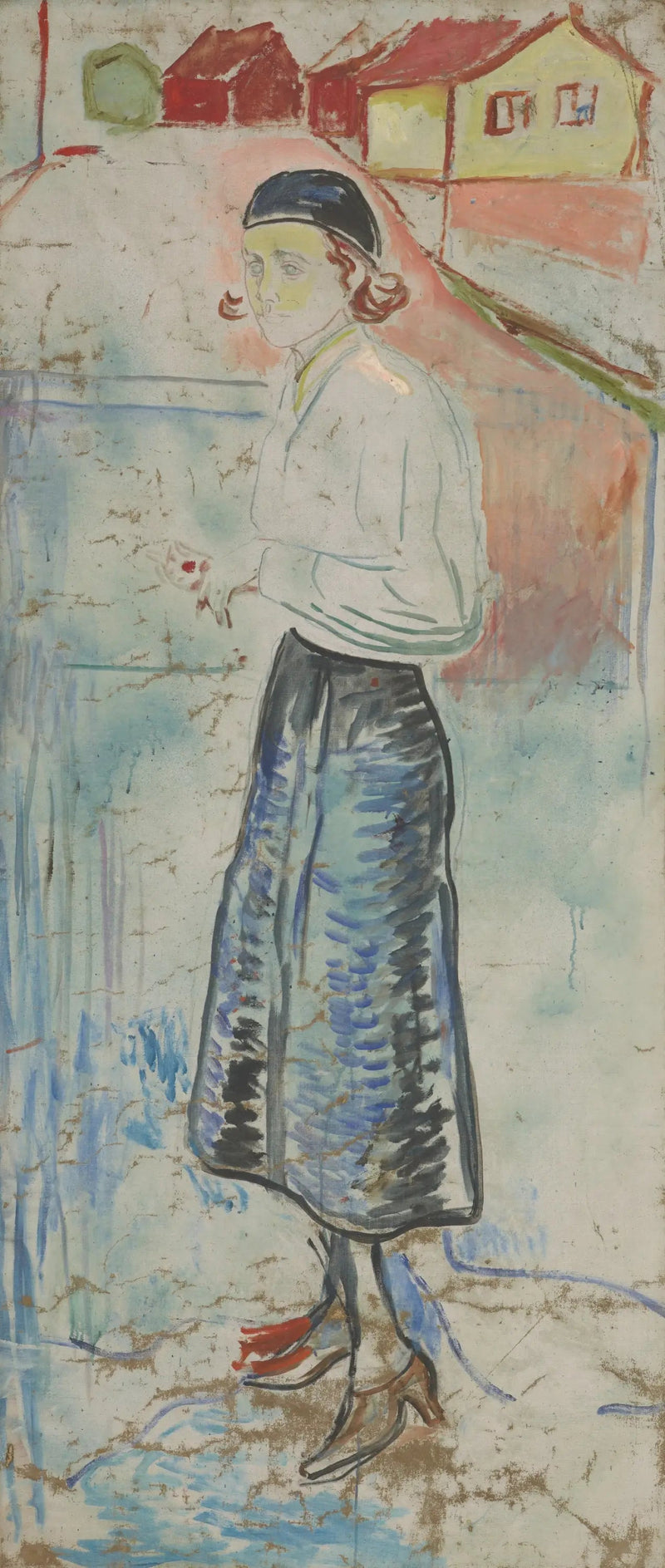 Hanna Brieschke i Åsgårdstrand - Edvard Munch
