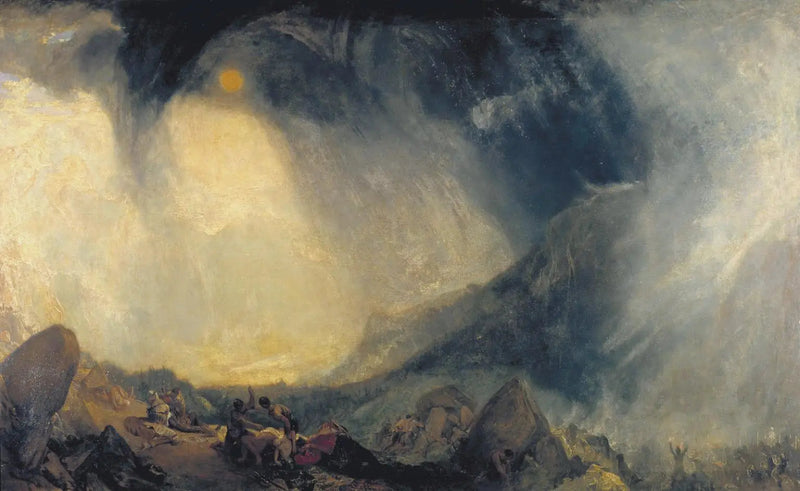 Hannibal som korsar Alperna - J. M. W. Turner