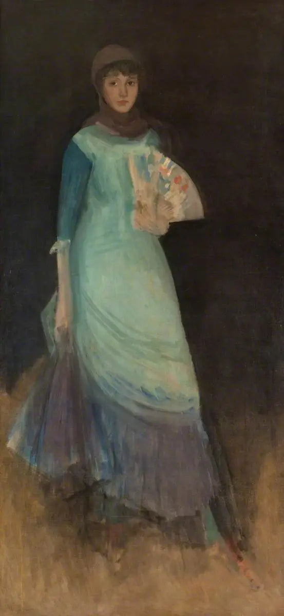 Harmoni i blått och lila: Miss Finch - James Abbott McNeill Whistler