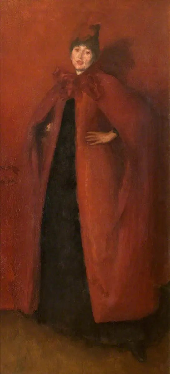 Harmoni i rött: Lampans ljus - James Abbott McNeill Whistler