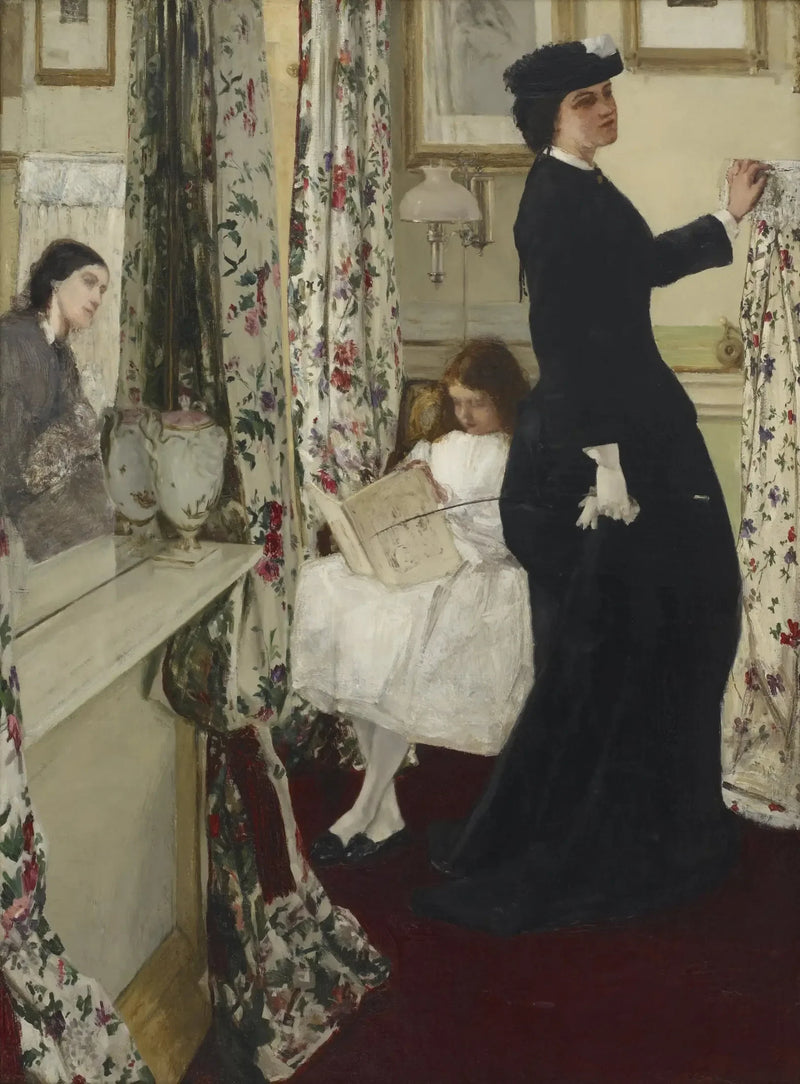 Harmoni i grönt och rosa: musikrummet - James Abbott McNeill Whistler