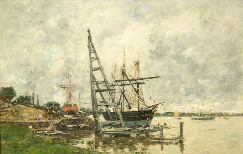 Lormontviken - Eugène Boudin