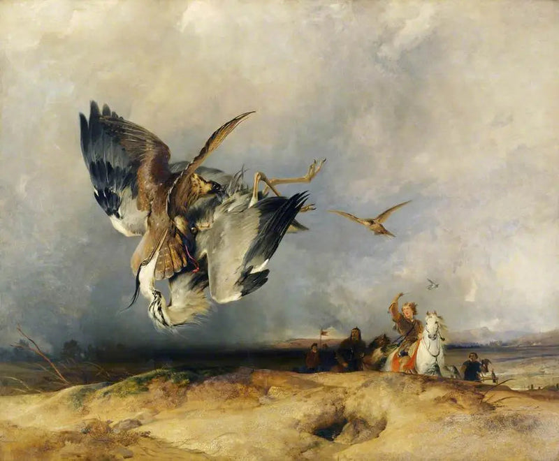 Hawking i forntiden - Edwin Henry Landseer