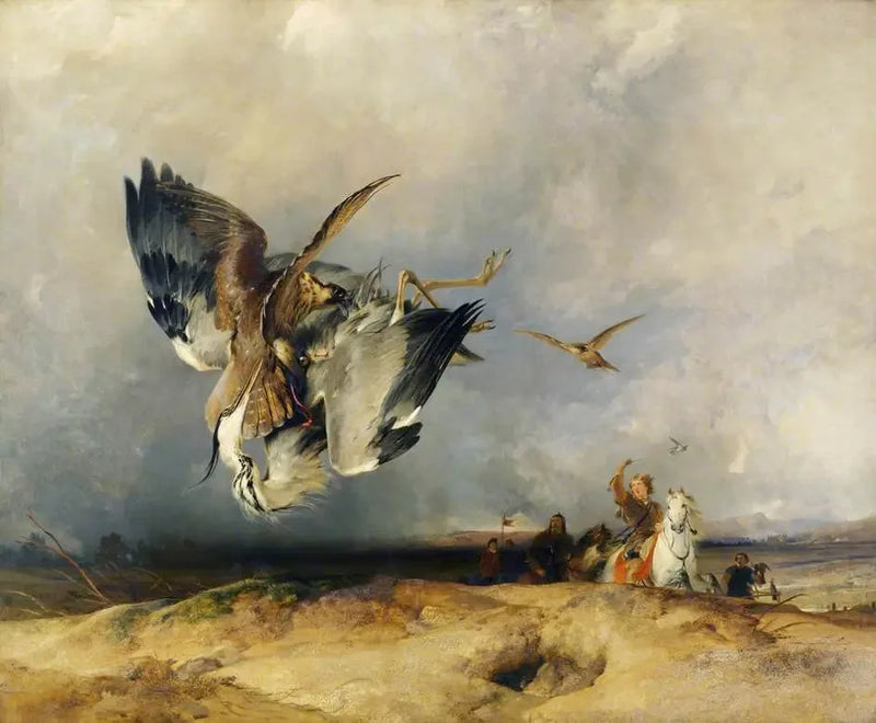 Hawking i forntiden - Edwin Henry Landseer