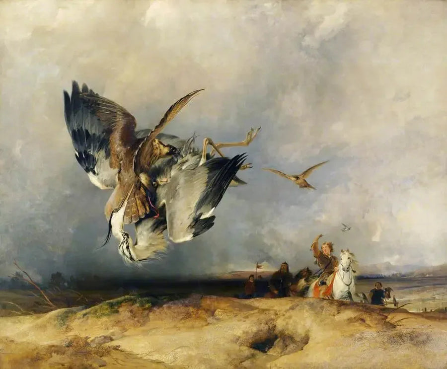 Hawking i forntiden - Edwin Henry Landseer