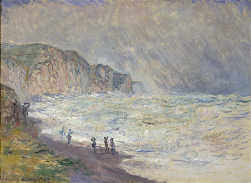 Grov sjö i Pourville, NMWA W1444 - Claude Monet