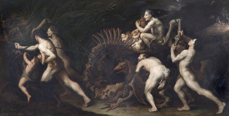 Hécate: Procession mot ett häxsabbat - Jusepe de Ribera