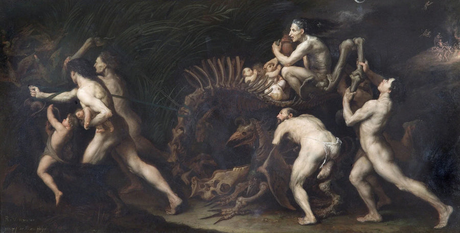 Hécate: Procession mot ett häxsabbat - Jusepe de Ribera