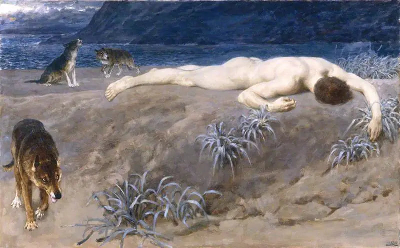 Hector död - Briton Rivière