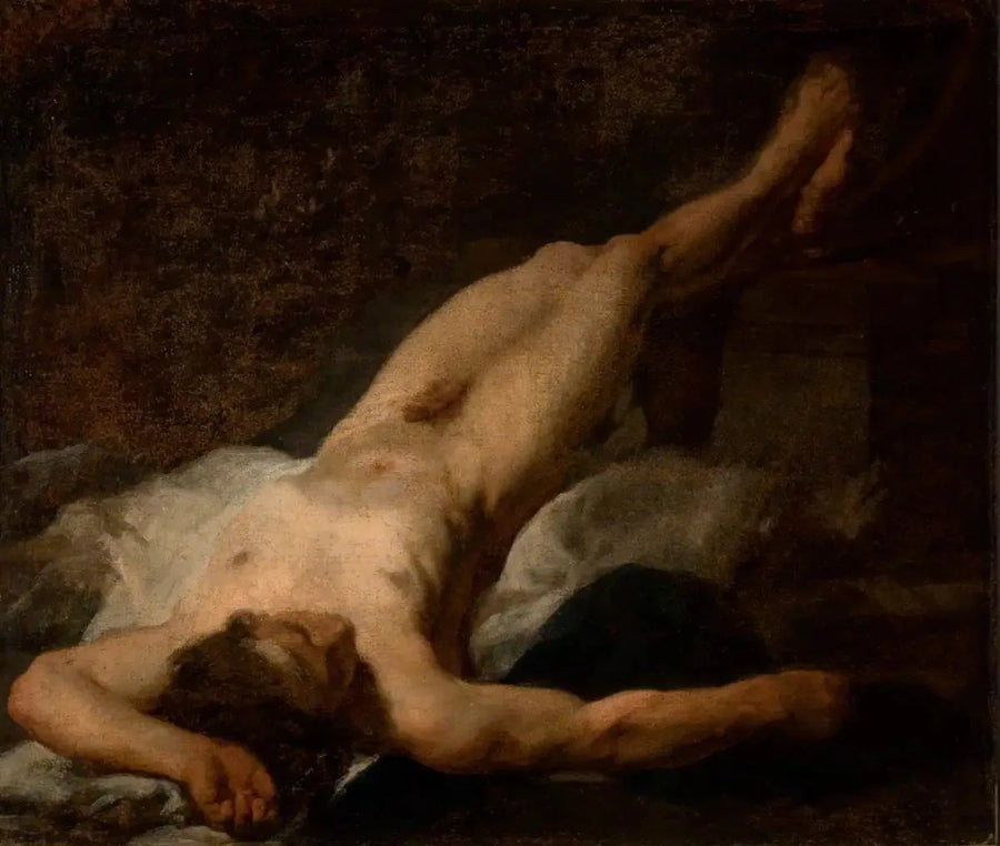 Hector dragits genom Troja - Pierre Subleyras