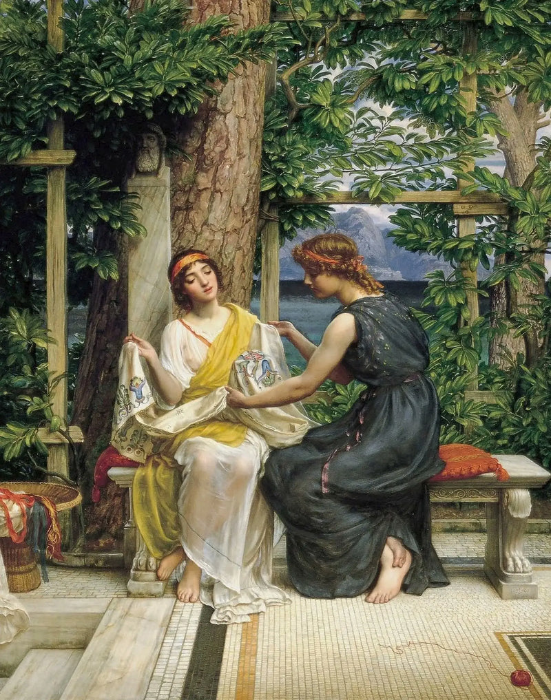 Hélène och Hermia - Edward Poynter