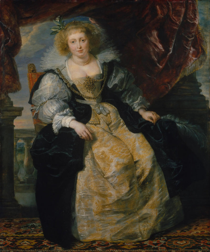 Hélène Fourment i sin brudklänning - Peter Paul Rubens