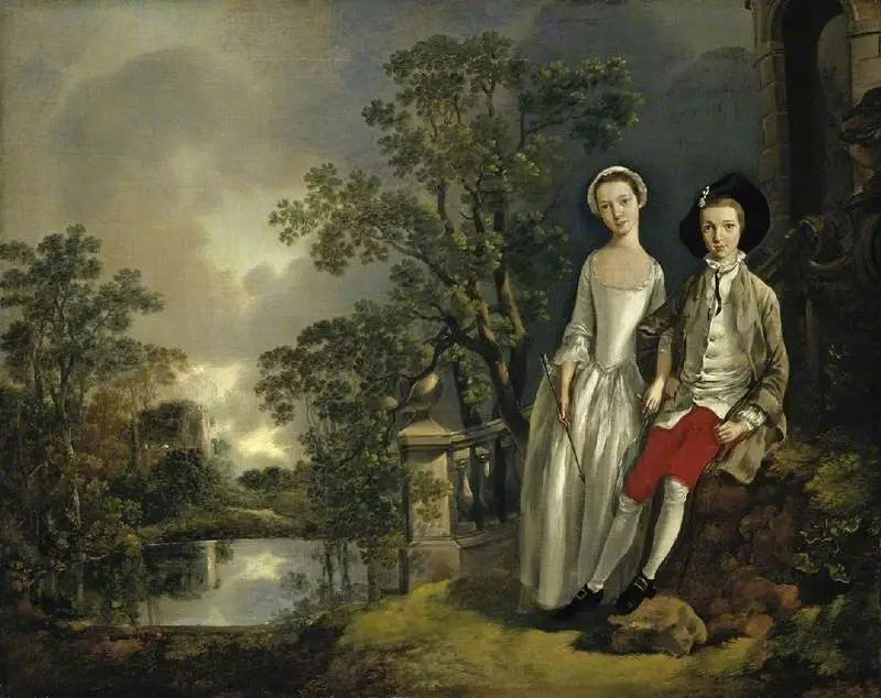 Heneage Lloyd och hans syster, Lucy - Thomas Gainsborough