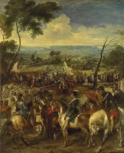 Henrik IV vid slaget vid Arques - Peter Paul Rubens