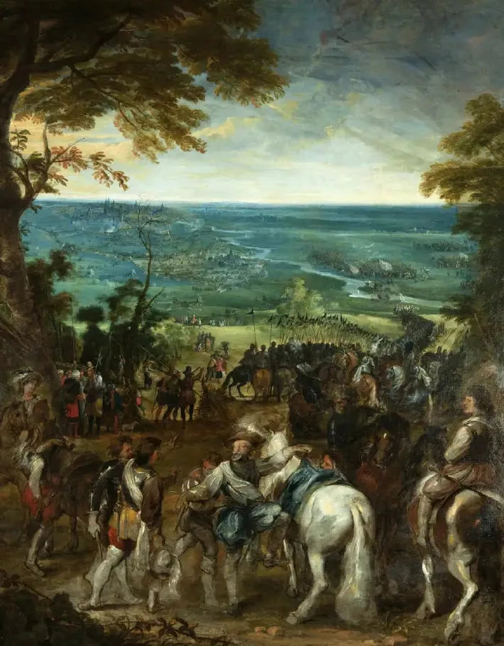 Henri IV vid sittande i Amiens - Peter Paul Rubens