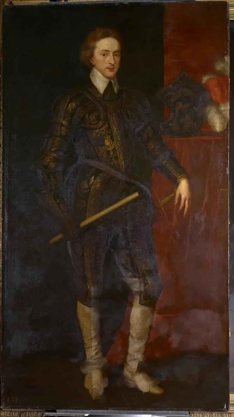 Henri, Gallesprins, son till Jakob I och VI (1594-1612) - Antoine van Dyck