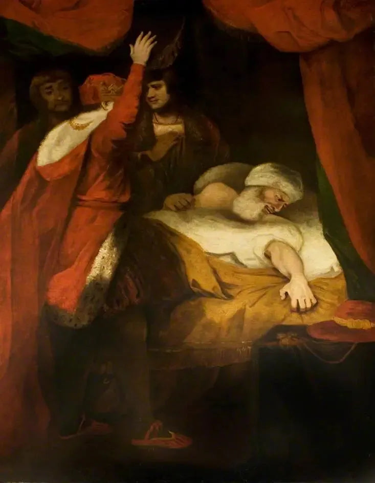 Henri VI, andra delen, akt III, scen 3, kardinal Beauforts död (från Boydell-serien) - Joshua Reynolds