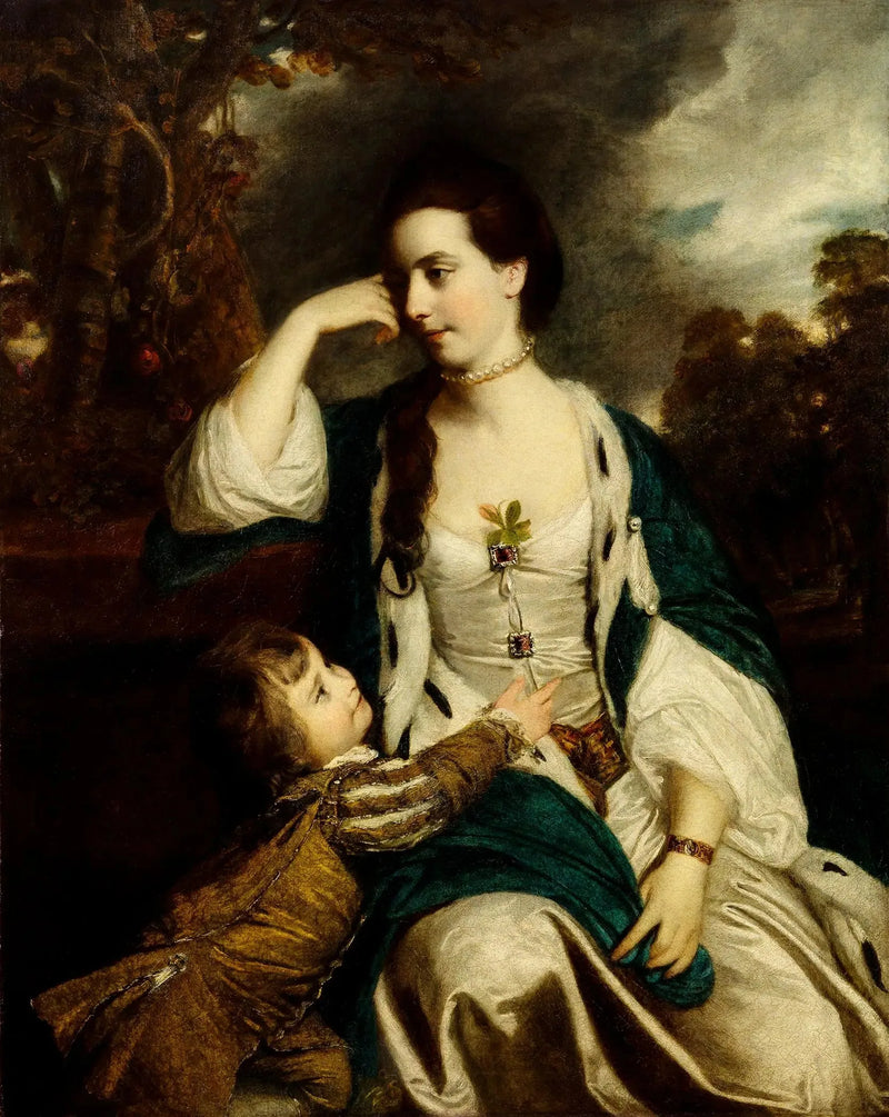 Henrietta Catherine Cholmley och hennes son - Joshua Reynolds