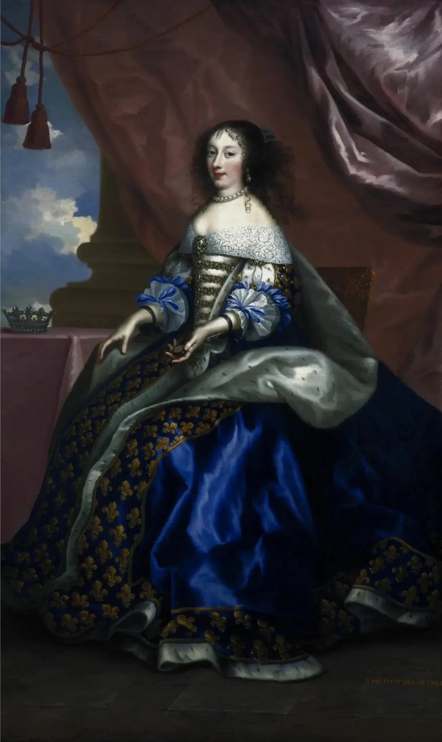 Henriette Anne, hertiginna av Orléans, 1644 - 1670. Femte dotter till Karl I - Jean Nocret