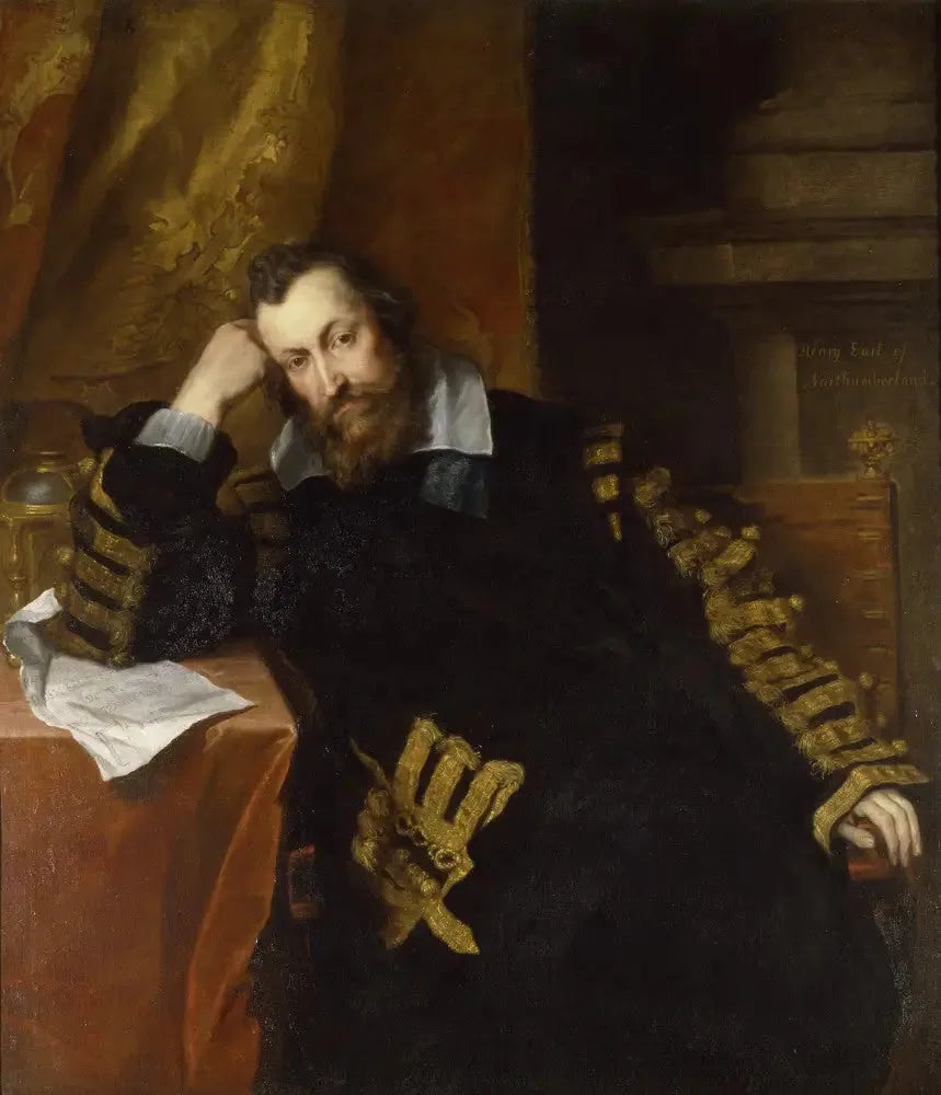 Henry Percy, 9:e earl av Northumberland KG (1564-1632), « Den trollkunnige earl » - Antoine van Dyck