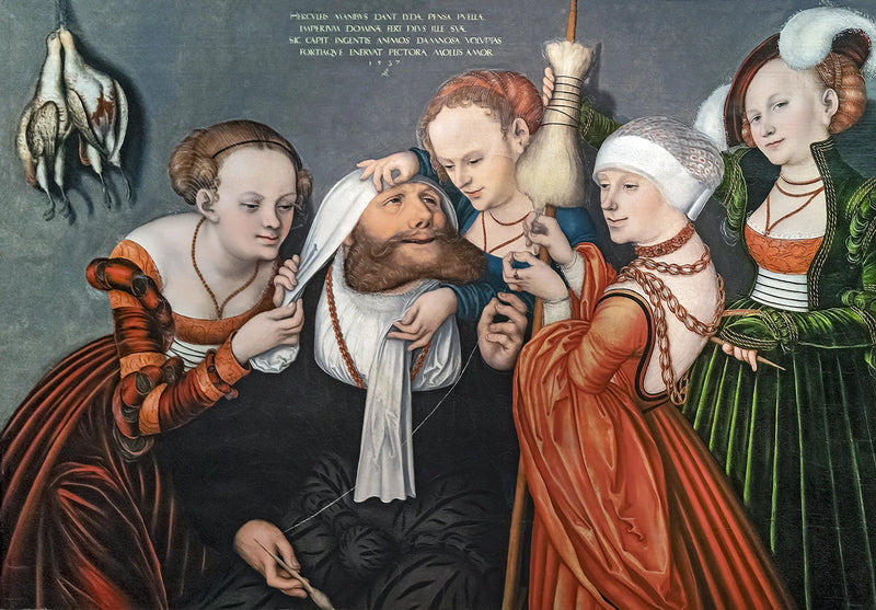 Herkules vid Omfales hov - Lucas Cranach den äldre