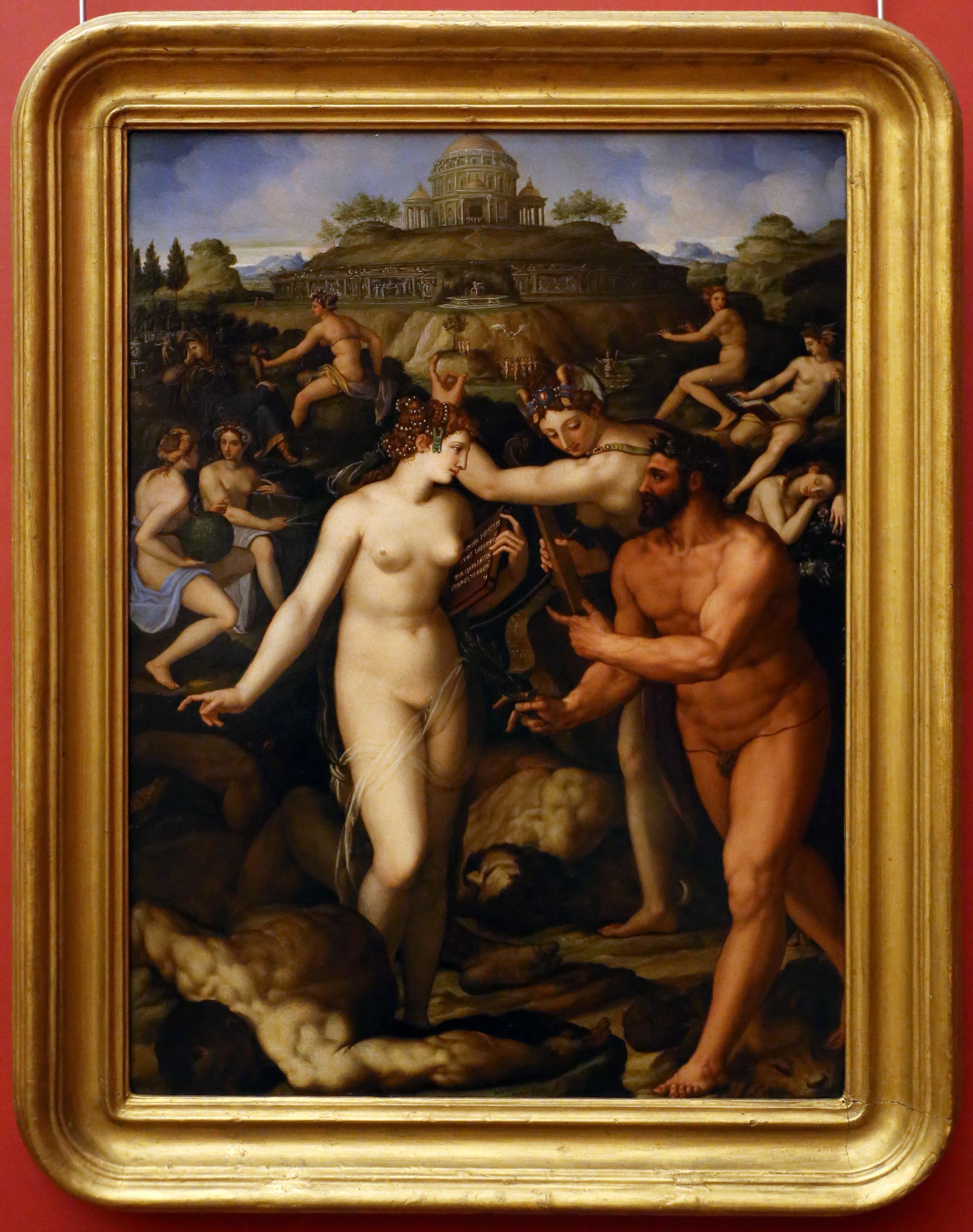 Hercule couronné par les Muses - Alessandro Allori