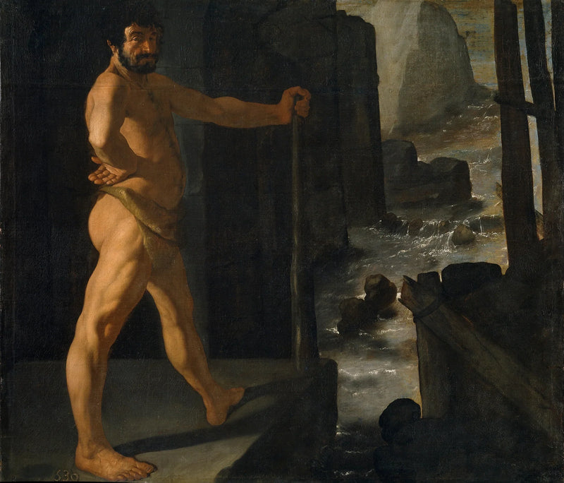 Herkules som omleder floden Alphée - Francisco de Zurbarán