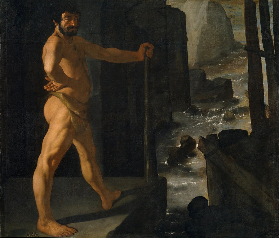 Herkules som omleder floden Alphée - Francisco de Zurbarán
