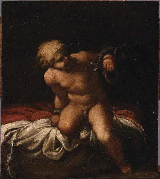 Hercule barn kvävande ormar - Annibale Carracci