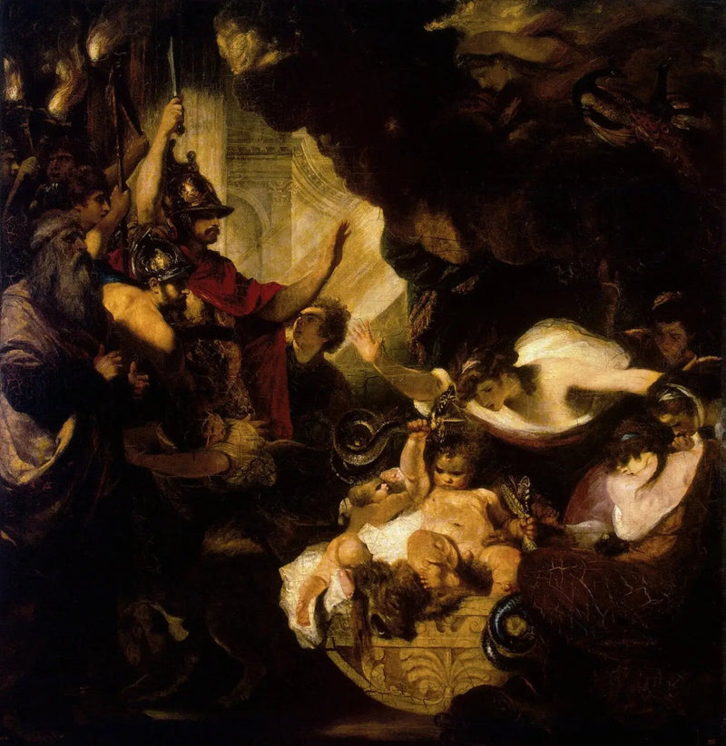 Herkules som stryper ormar - Joshua Reynolds