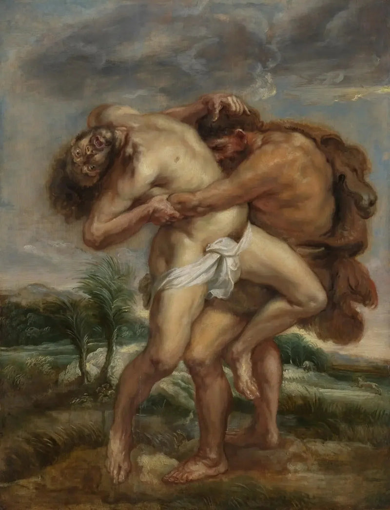 Herkules och Antaeus - Peter Paul Rubens