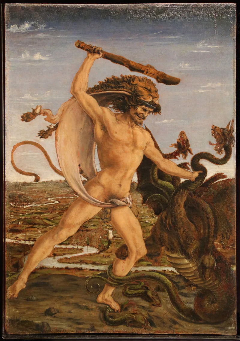 Herkules och Hydra - Cosimo Tura