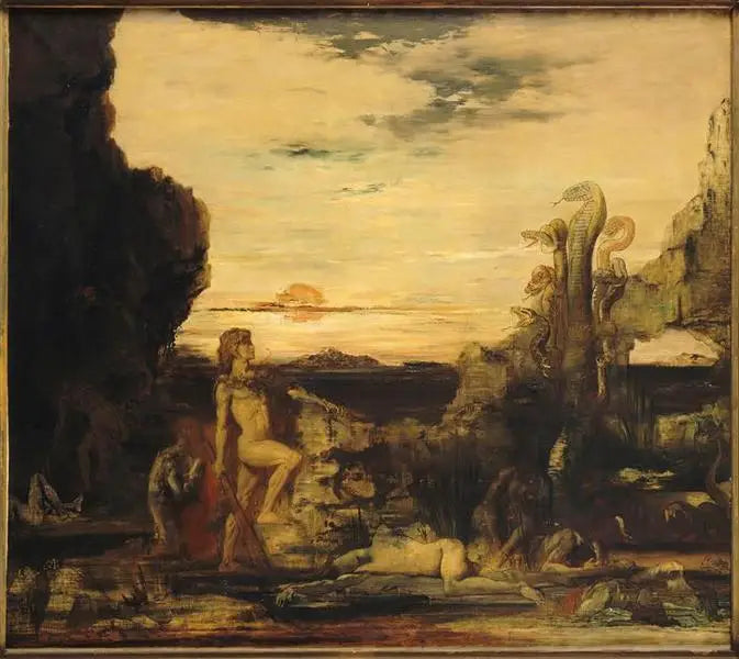 Hercule et l’Hydre de Lerne - Gustave Moreau - Alpha Reproduction