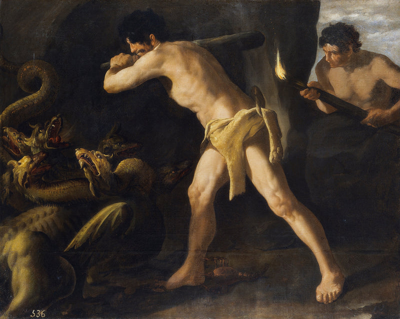 Herkules och Hydra - Francisco de Zurbarán