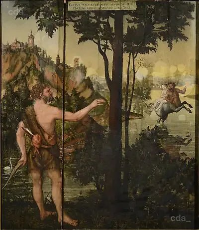 Herkules och Nessus - Lucas Cranach den äldre