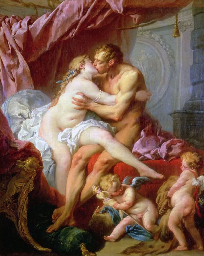 Herkules och Omfale - François Boucher