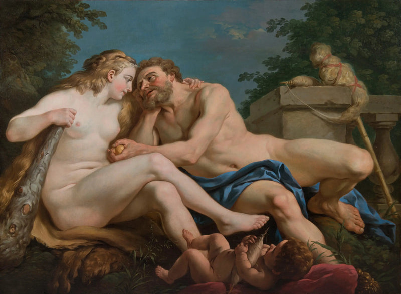 Herkules och Omfale - Louis Jean François Lagrenée