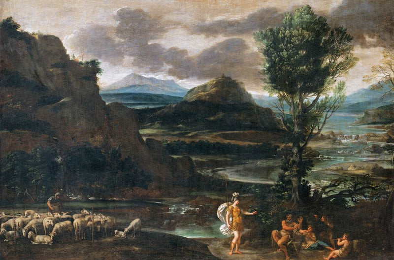 Herminie hos herdarna - Domenichino