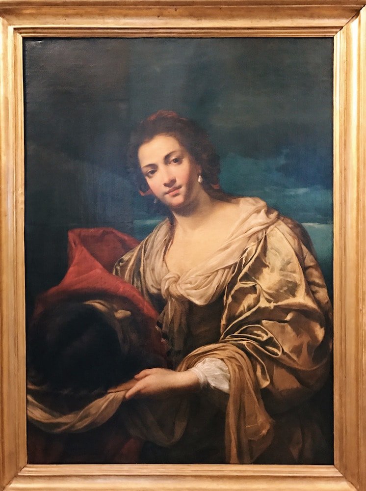Hérodiade och Johannes Döparens huvud - Simon Vouet