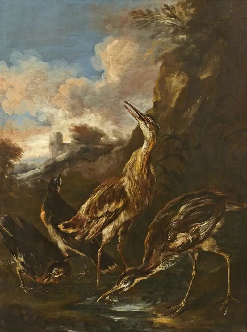 Hökar och änder - Melchior de Hondecoeter