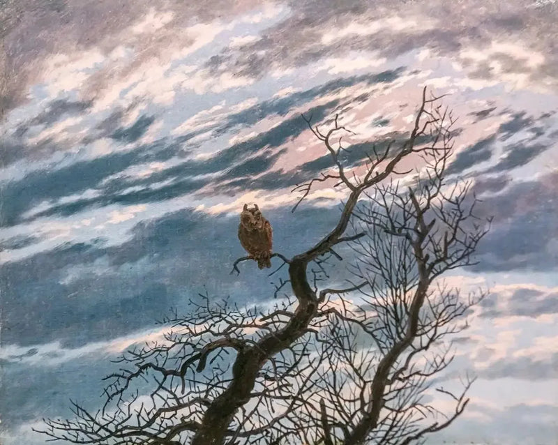 Uggla på ett träd - Caspar David Friedrich